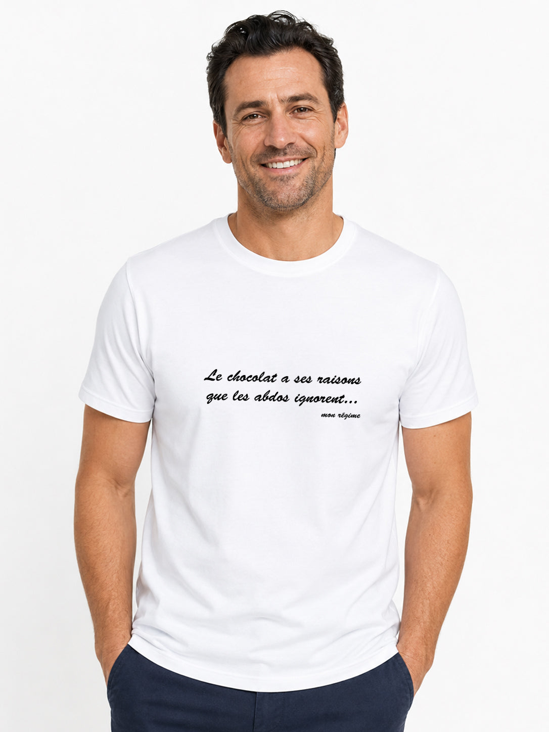 Original-T-Shirt - Schokolade-hat-ihre-Gründe-