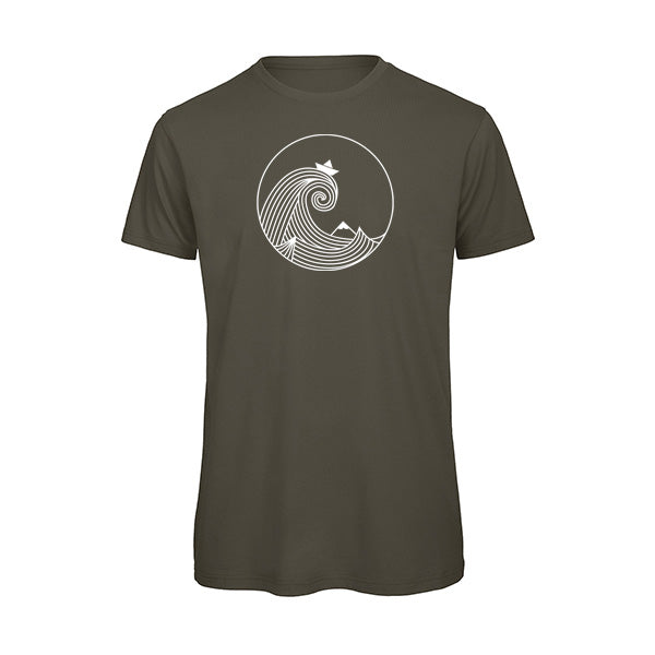 Original-T-Shirt – Origami an der Kanagawa