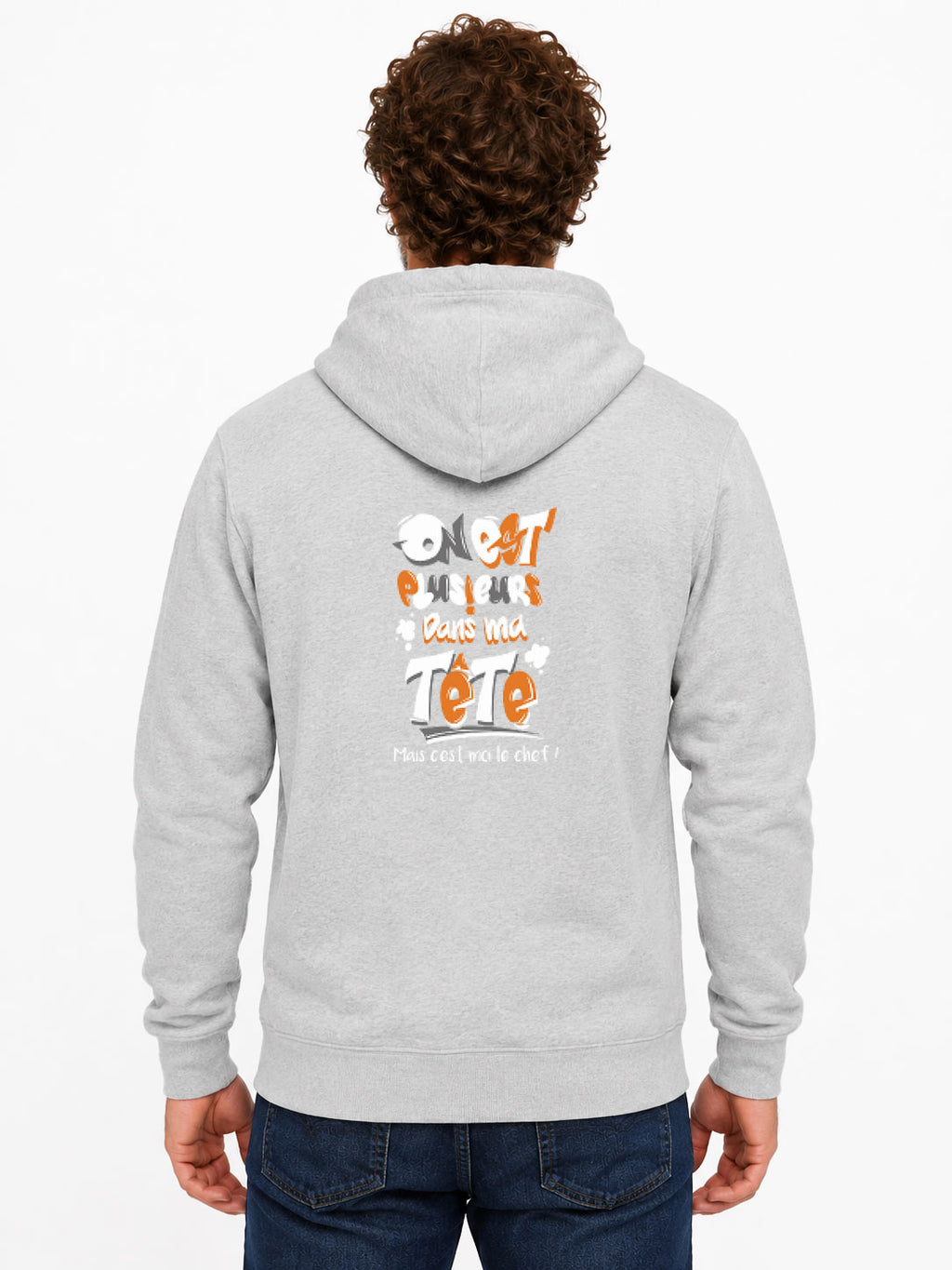 Original Herren-Kapuzenpullover „Ich bin der Chef“