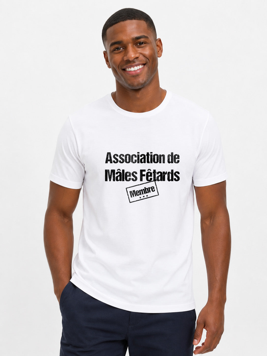 Original-T-Shirt für Herren – Association-de-Males-Fetards-  Original