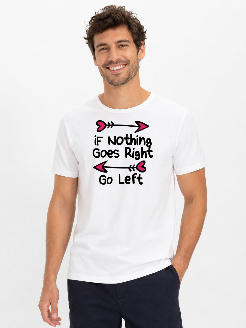 Original T-Shirt Herren - Go right -