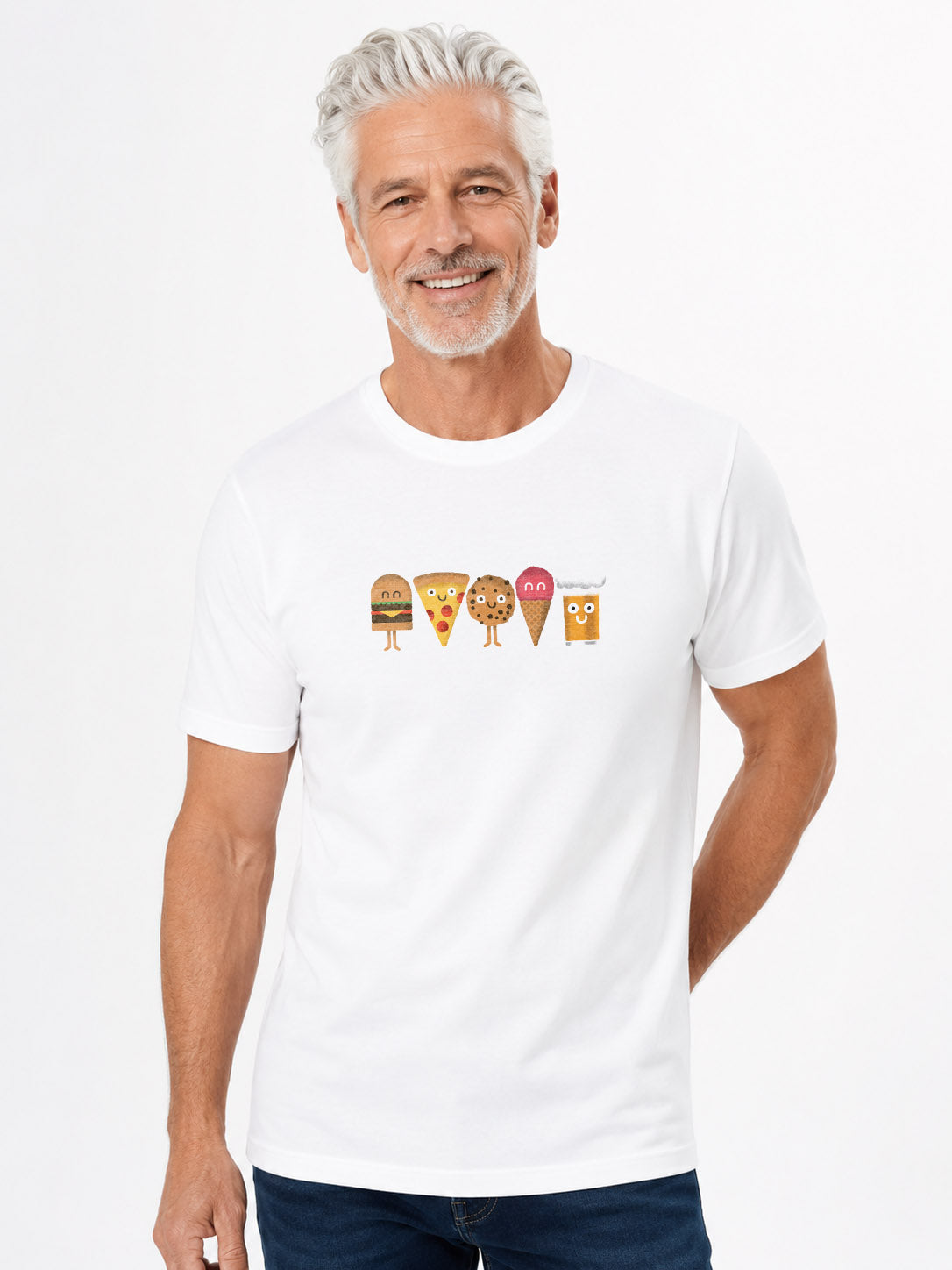 Original T-Shirt Herren - 5 Obst und Gemüse -