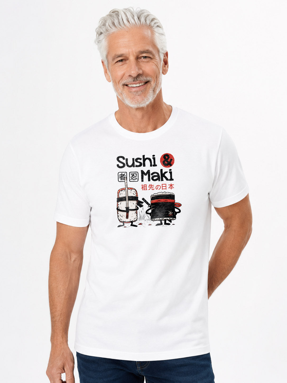 Original T-Shirt Herren - Sushi und Maki -