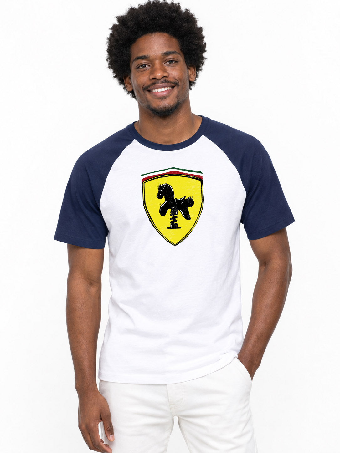 Baseball-T-Shirt Fruit of the Loom Ferrari