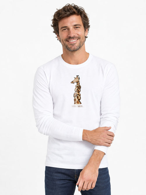 1 Kopf 2 Knoten - Langarm-T-Shirt 190g