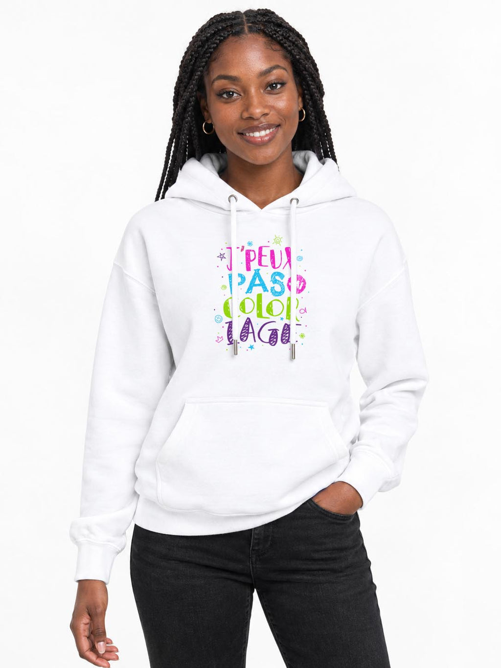 Original-Sweatshirt für Damen „Ich kann nicht, ich muss ausmalen“