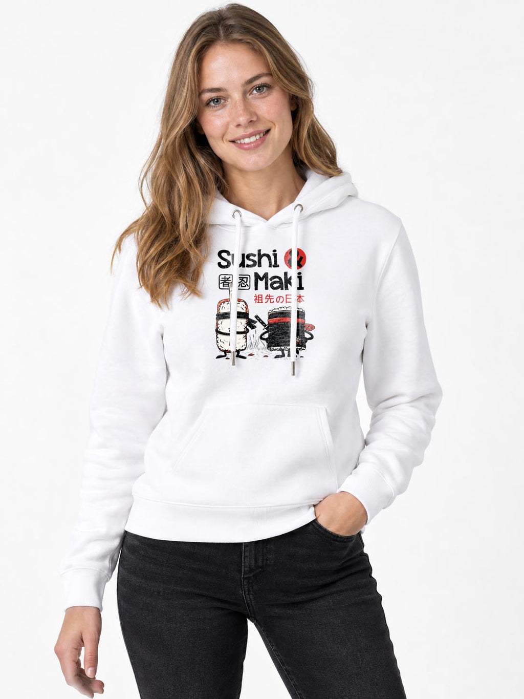 Original-Sweatshirt für Damen Sushi und Maki