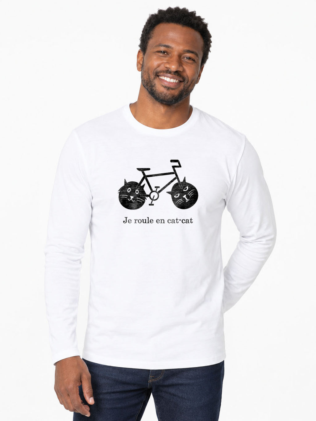 cat-cat bike T-Shirt original LSL