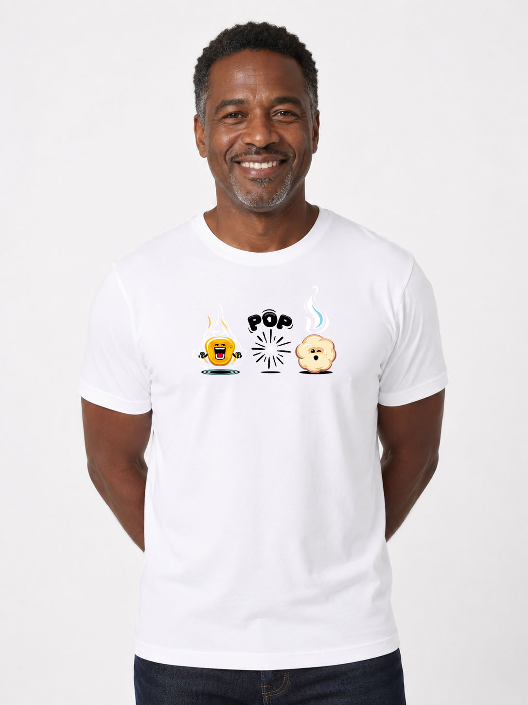 Humorvolles T-Shirt „King of Pop“