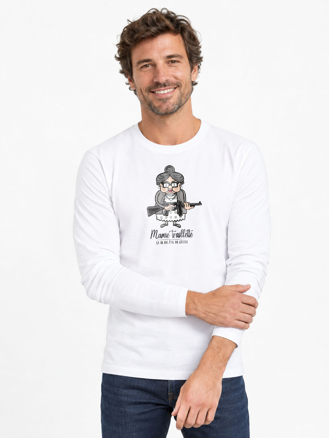 Mamie Traillette - Langarmshirt 190g
