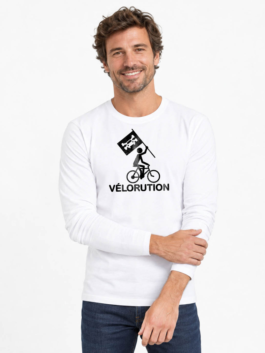 Vélorution T-shirt original manches longues 190G