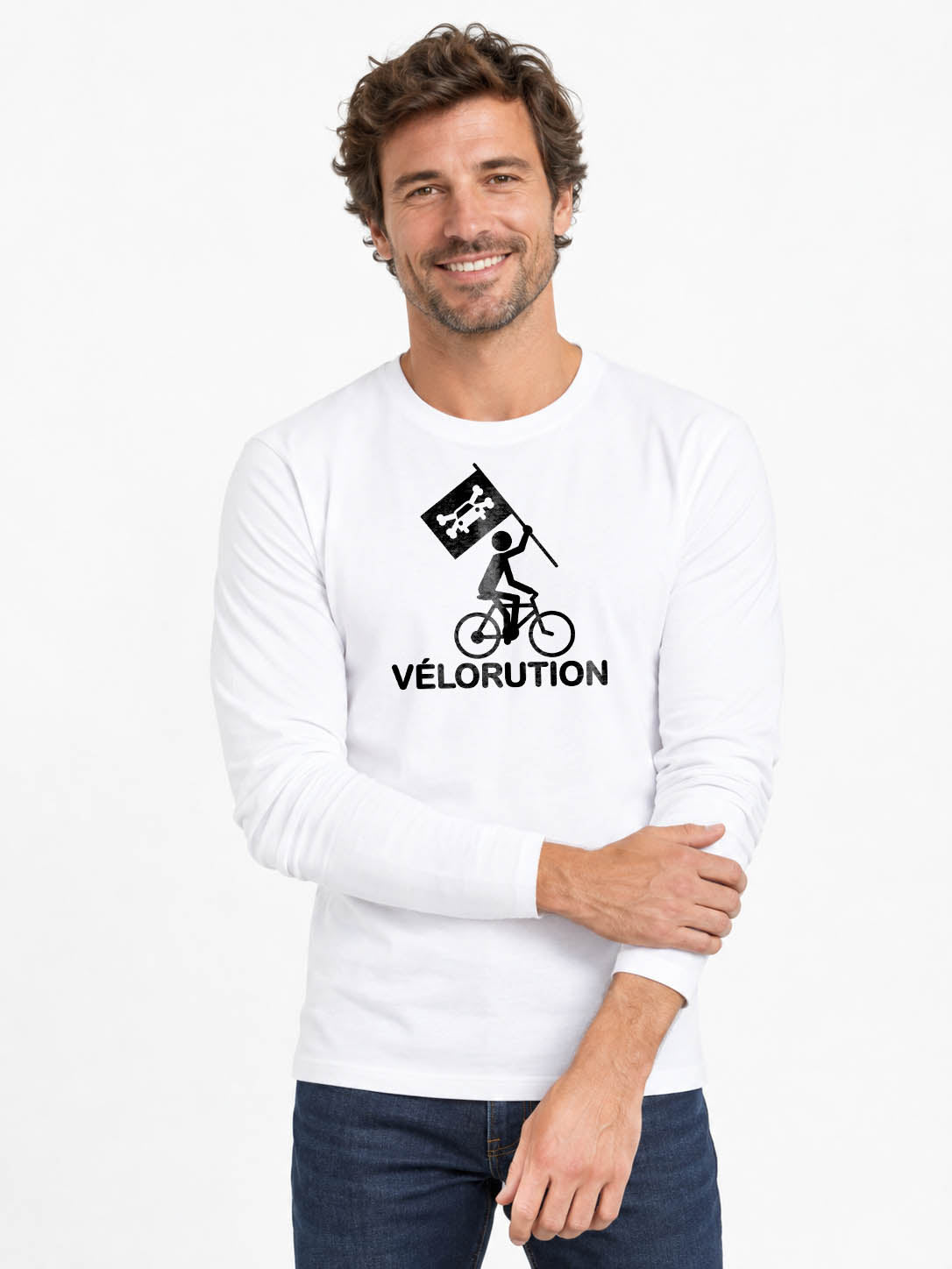 Vélorution Original Langarm-T-Shirt 190G
