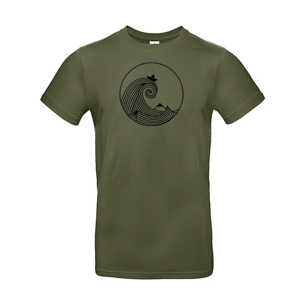 Original-T-Shirt – Origami an der Kanagawa