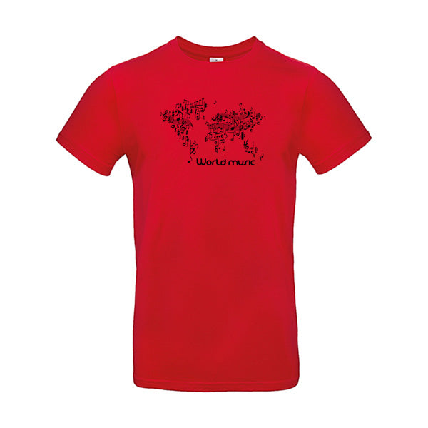 Witziges World-Music-T-Shirt