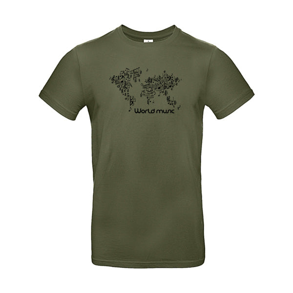 Witziges World-Music-T-Shirt