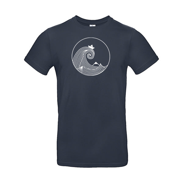 Original-T-Shirt – Origami an der Kanagawa