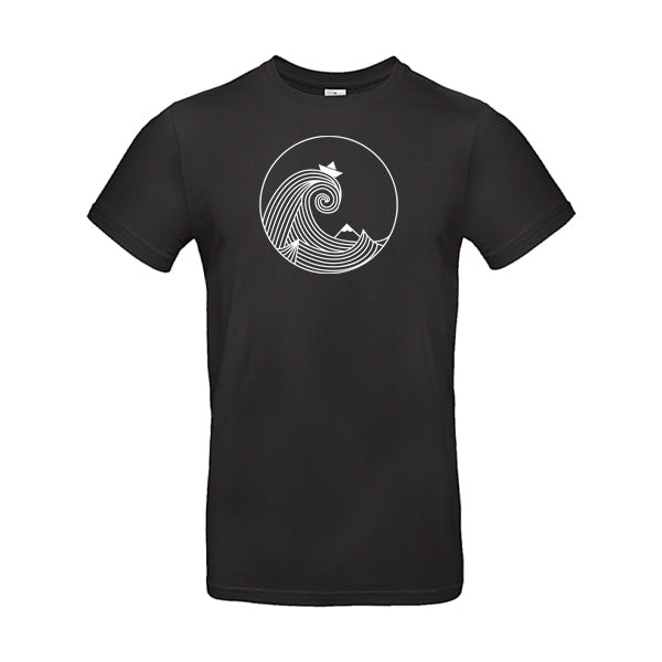 Original-T-Shirt – Origami an der Kanagawa