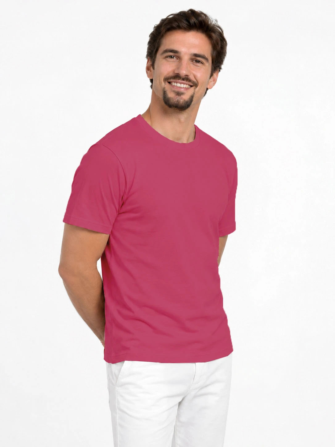 T-shirt homme col rond bio - Uni