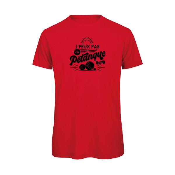 Originelles Herren-T-Shirt – Ich kann nicht, ich muss Pétanque spielen