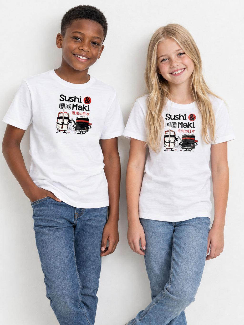 Lustiges Kinder-T-Shirt – Sushi und Maki
