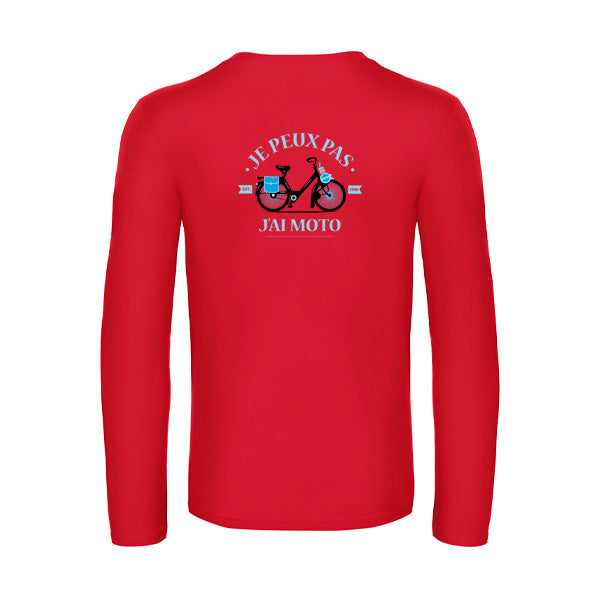Original Langarm-T-Shirt Herren - Ich kann nicht, ich hab Motorrad