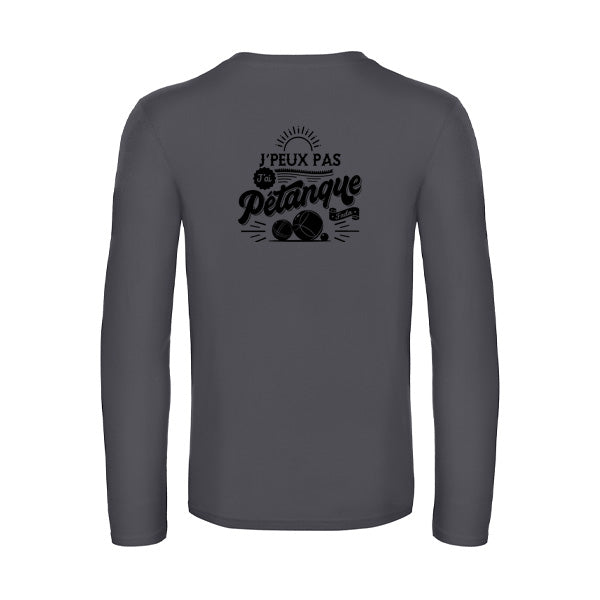 Original Langarm-T-Shirt für Herren – Ich kann nicht, ich muss Pétanque spielen