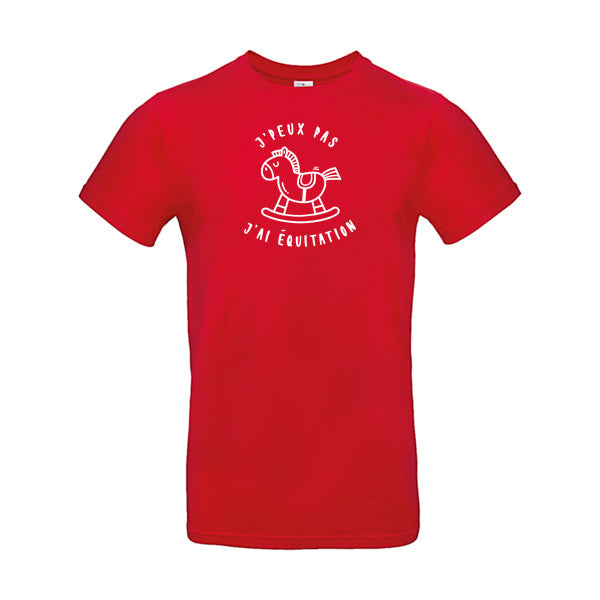 Original T-Shirt Herren - Ich kann nicht, ich muss reiten