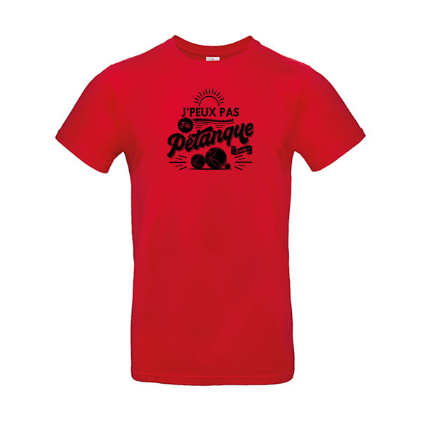 Originelles Herren-T-Shirt – Ich kann nicht, ich muss Pétanque spielen