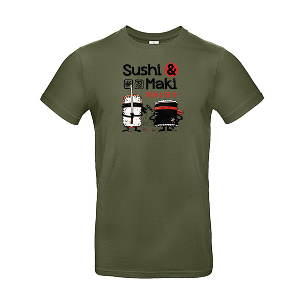 Original T-Shirt Herren - Sushi und Maki -