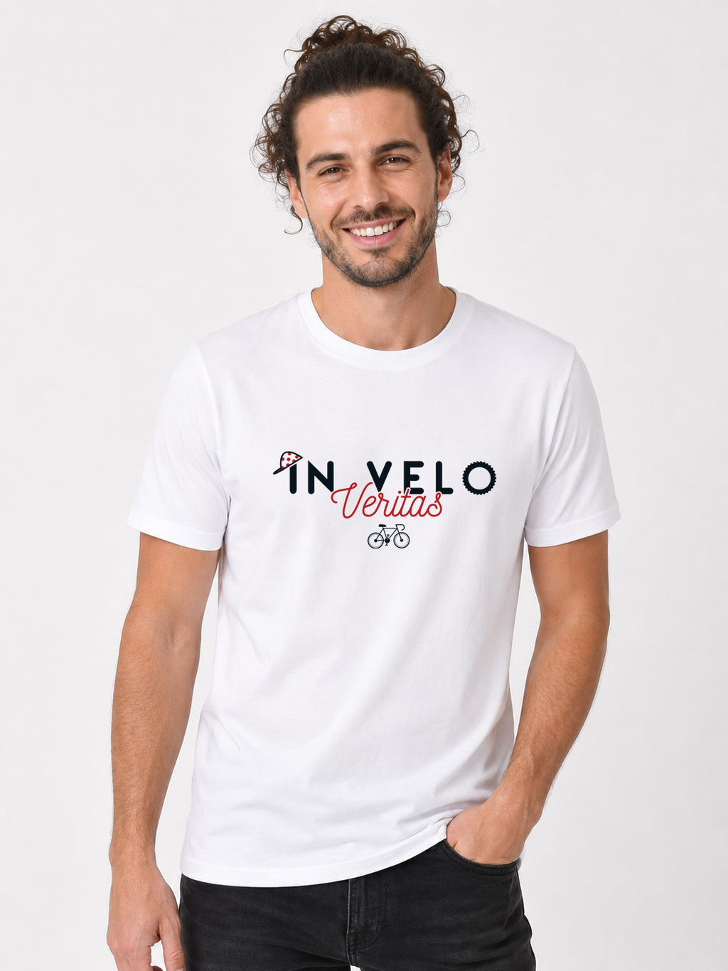 T-shirt original homme - In Velo Veritas -