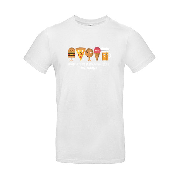 Original T-Shirt Herren - 5 Obst und Gemüse -