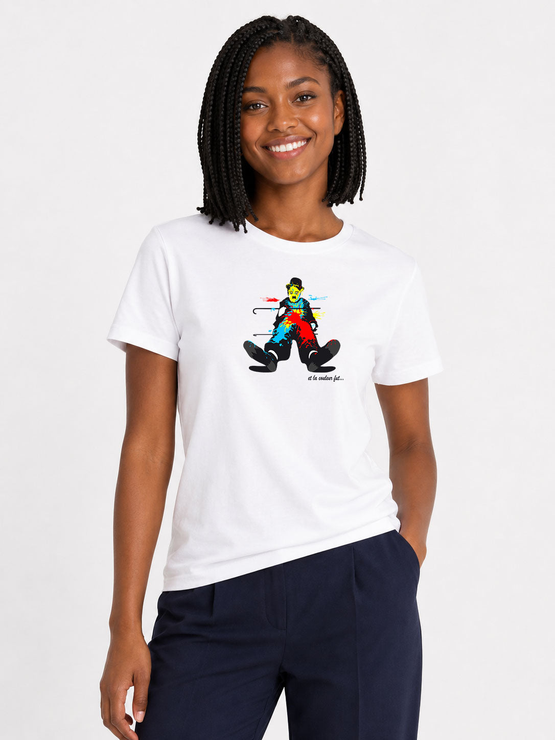 Original-T-Shirt für Damen – und die Farbe war