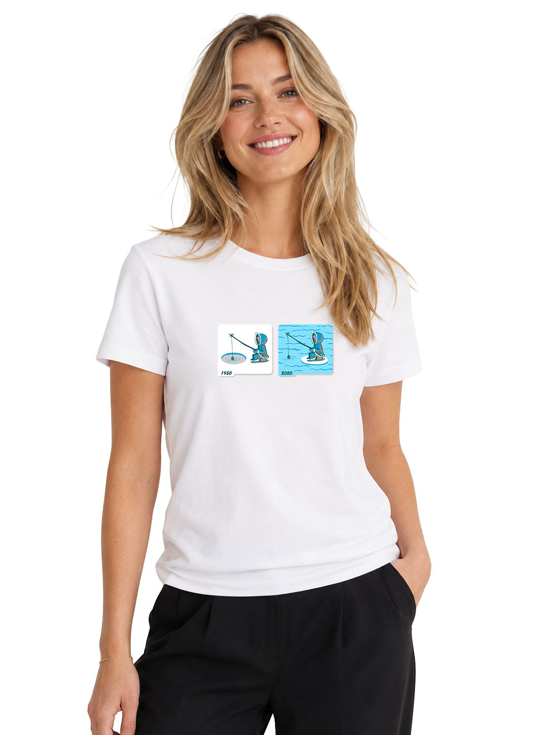 T-shirt original -Fishing in Arctic
