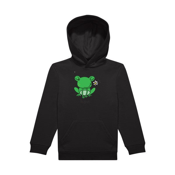 sweat capuche enfant Black Be-Green-