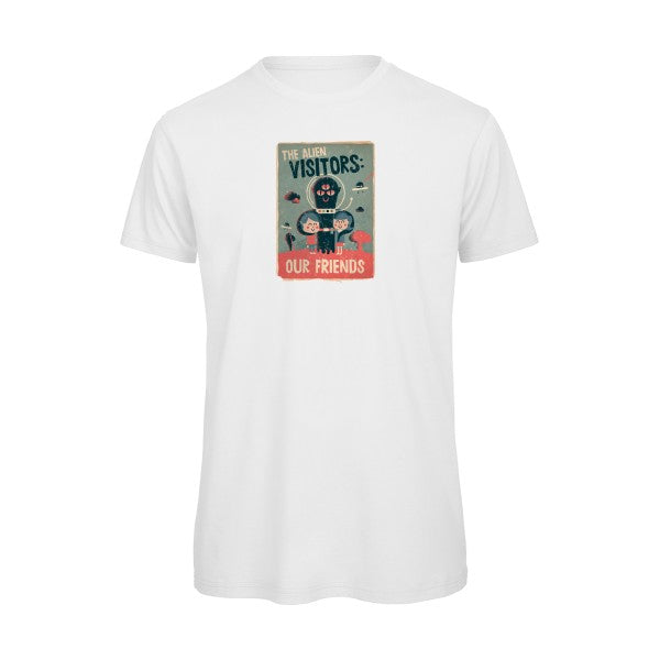 T-shirt humour original Our Friends T Shirt couleur White