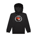 sweat capuche enfant Black Qui-aime-bien-chatie-bien..