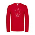 apoil - t shirt- manches- longues- original- humour- Red impression Face