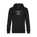Le-matin-je-suis... sweat shirt original Black flex Blanc impression Face