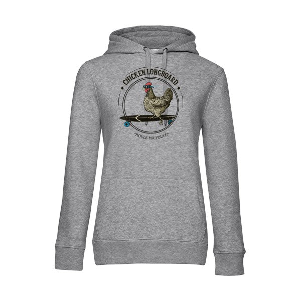 Chicken Longboard RueDuTeeshirt Sweat capuche