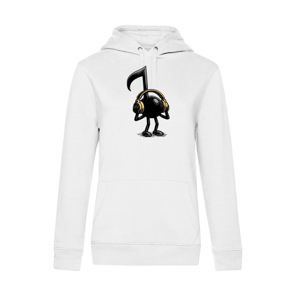 La musique dans la peau RueDuTeeshirt Sweat capuche