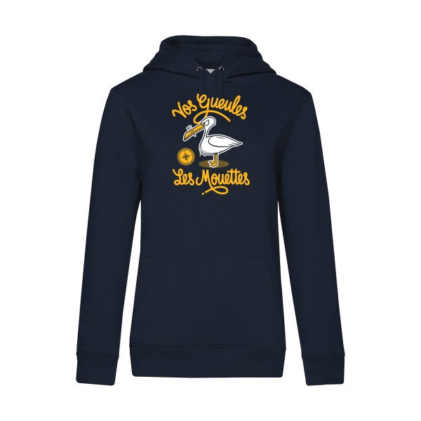 Vos gueules les mouettes RueDuTeeshirt Sweat capuche