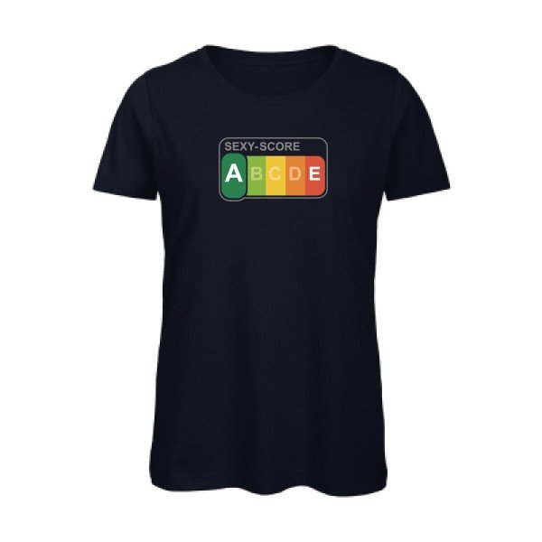 SEXY-SCORE- - t-shirt original femme Navy