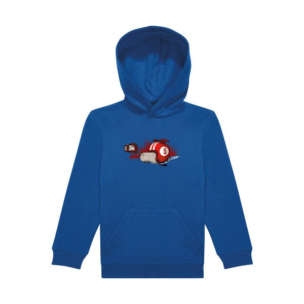 sweat capuche enfant Bleu Royal F0