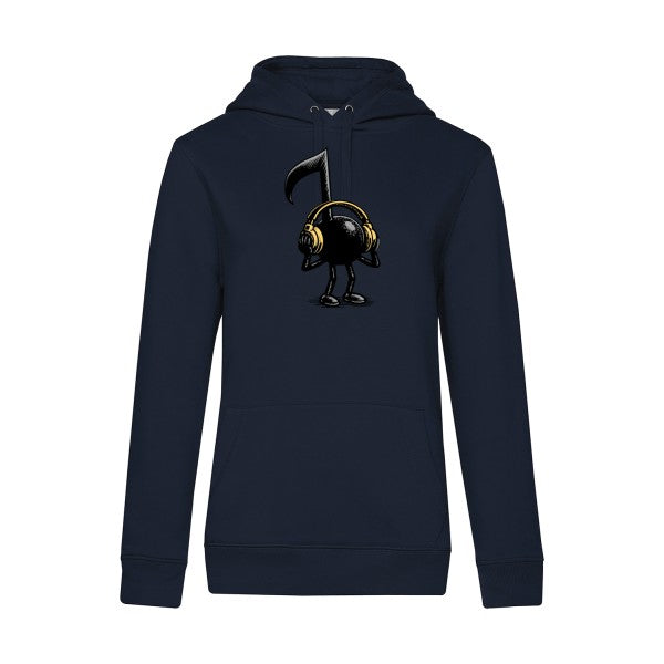 La musique dans la peau RueDuTeeshirt Sweat capuche