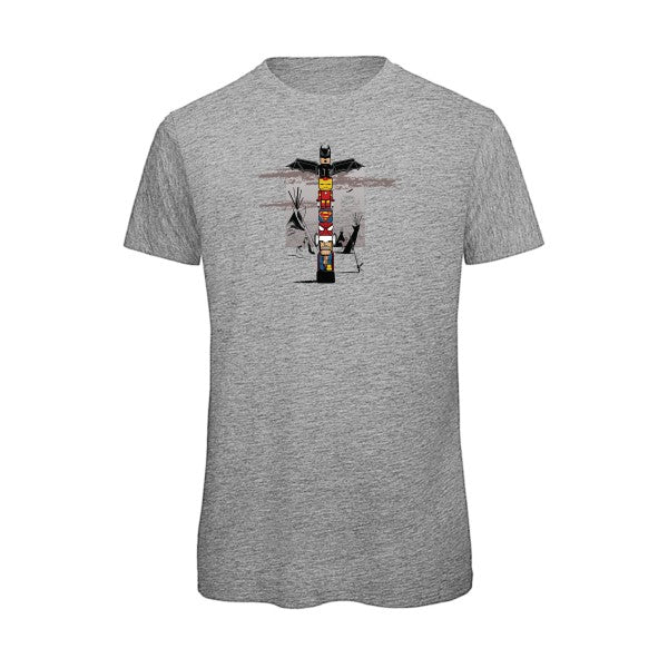 T-shirt humour original Totem T Shirt couleur Sport Grey