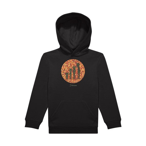 sweat capuche enfant Black Daltonisme