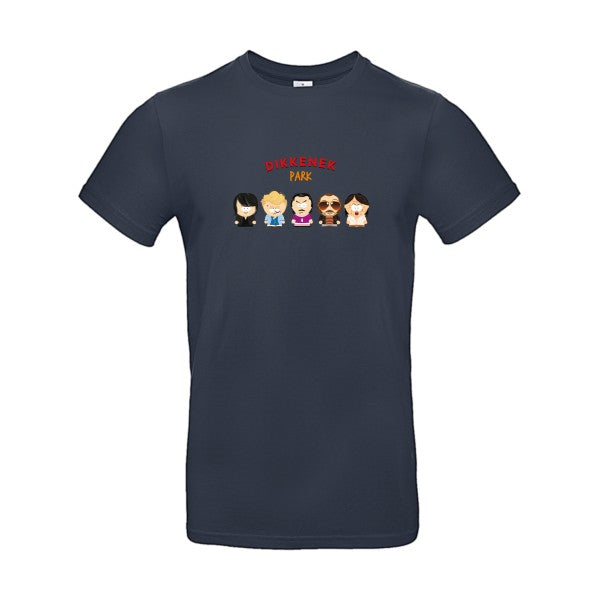 T-shirt humour original Dikkenek Park T Shirt couleur Navy