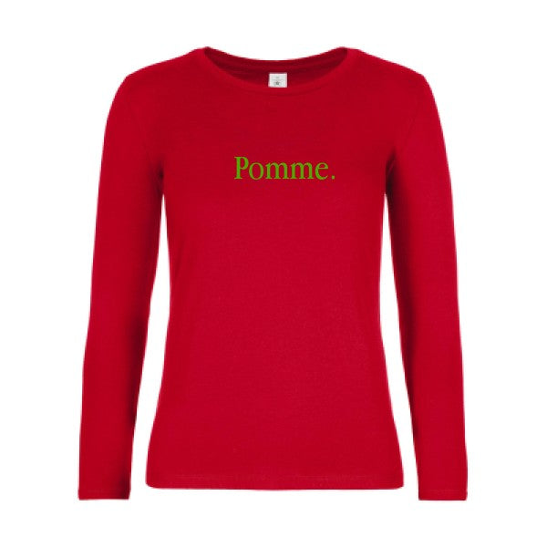 Damen-T-Shirt LSL Subliminale Werbung