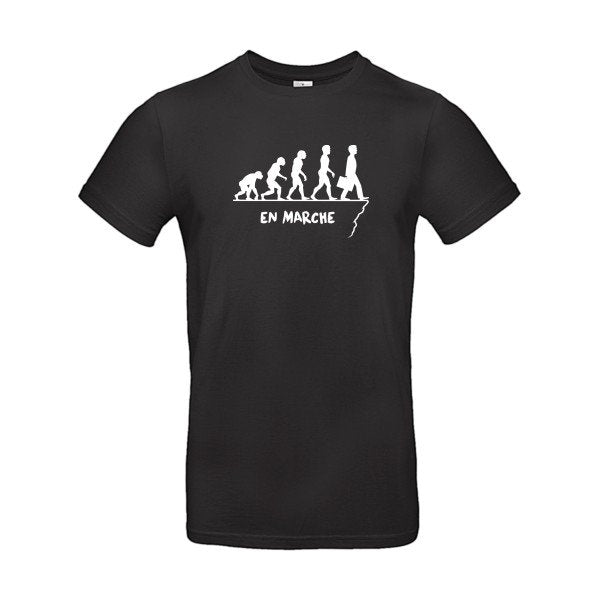 T-shirt humour original en marche T Shirt couleur Black