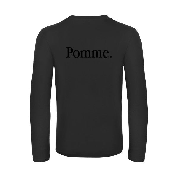 pub subliminale - t shirt- manches- longues- original- humour- Black impression Dos